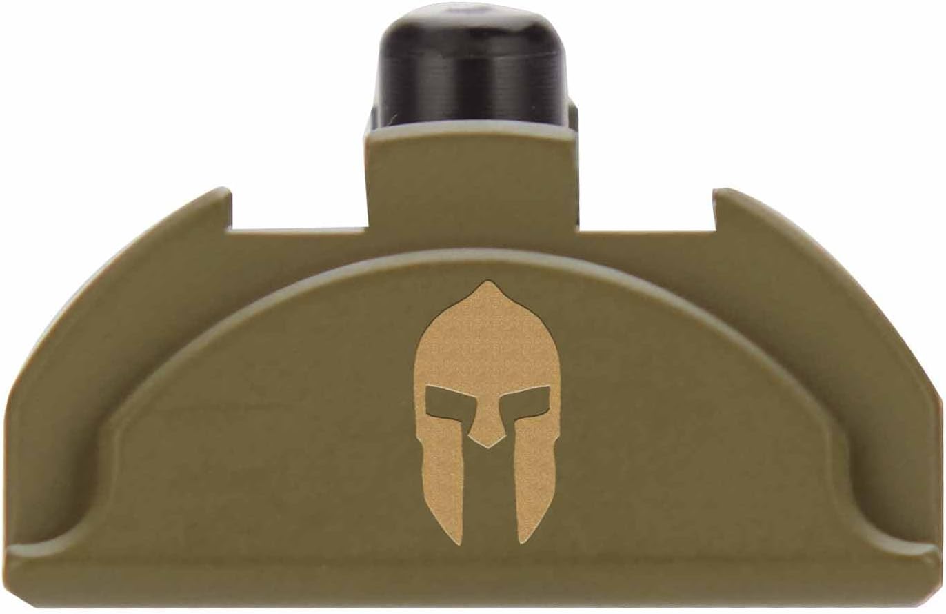 NDZ Performance Grip Plug for Glock Gen 4-5 with Backstrap – Heavyweight Brass – Fits G17 G19 G22 G23 G31 G34 G45 G47 – Cerakote Finish, Optional Laser Engraving – Made in USA