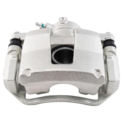 Image of TRQ Rear Left Brake Caliper w /Bracket Drivers Side
