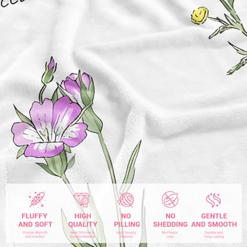 Image of Christian /Inspirational /Religious /Spiritual /Birthday Gifts for Women /Adults, First Holy Communion Gifts for Girls, Soft Throw Blankets for Women 40 inchx 50 inch