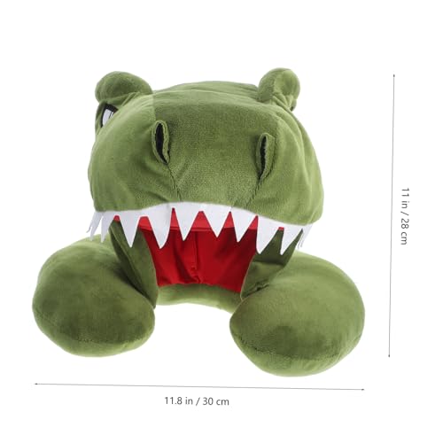 Almohada de viaje con capucha de peluche mediana miniatura 4