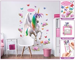 Walltastic Magical Unicorn Large Character Wall Sticker Set