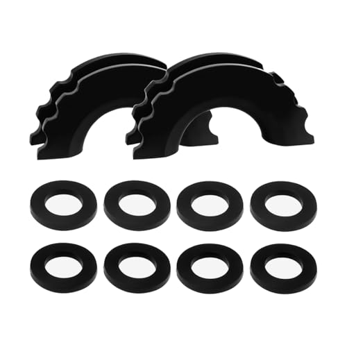 TNAIYH 2PCS D Ring Shackle Isolators with 8PCS Washers, Vehicle