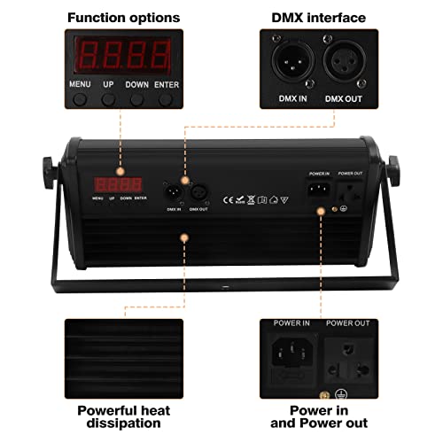 Dj Light Bar 24X 4W Led Rgbw Stage Light Bar 8 Channels Dmx Control Auto Play Sound Activated Wash Light Bar For Halloween Wedding Disco Party Stage Lighting #TOP5