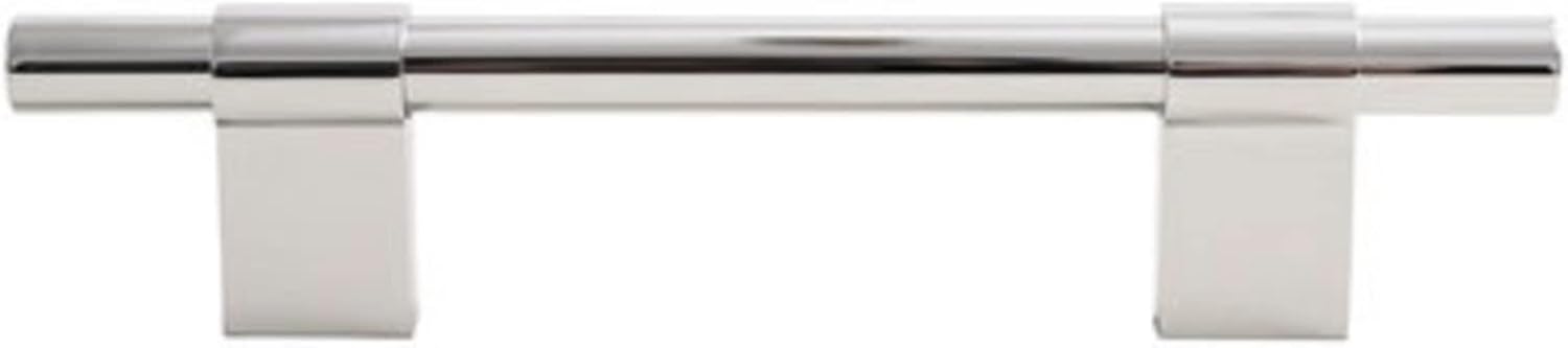 NALsa Silver Solid Brass Furniture Handles T-bar Light Luxury Fashion Wardrobe Dresser Cupboard Cabinet Drawer Pulls 1Pcs (Color : C-4969-Knob-chrome)