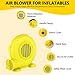 Carivia Bounce House Blower, 550W/0.74HP Portable Air Blower for Inflatable, Powerful Inflatable Bubble House Blowers Fan Pump for Inflatable Bouncy Castle, Jumper, Water Slide