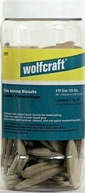 Wolfcraft Hardwood No.20 Biscuits Ivory 100 pc.