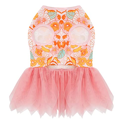 Kyeese Dog Dress Tiered Layer Tutu Tulle Dresses Puppy Dress Small Holiday Dress Orange #TOP7