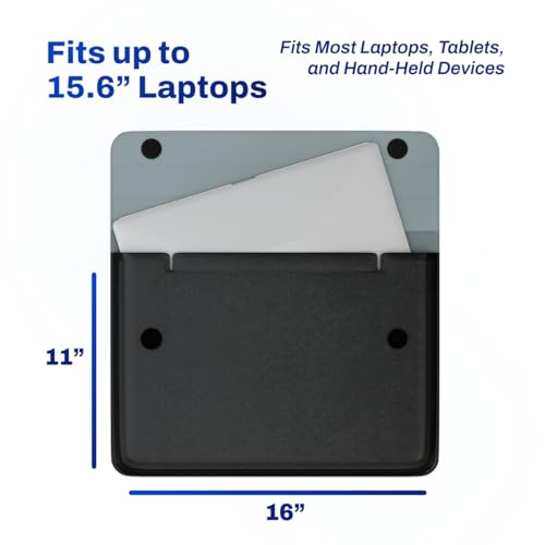 image for DefenderShield E M F Laptop Shield – Slim Laptop Sleeve 15.6 Inch wi