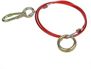 abreis cuerda de acero para saltar freno cuerda color rojo 1,5 m