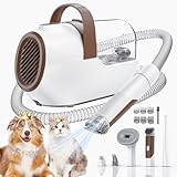 Ozumek Dog Grooming Vacuum, Dog Grooming Kit with Pet Clipper...