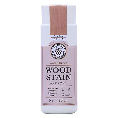 和信ペイント 水性着色剤 ウッドアトリエ ウッドステイン 90ml 800616 木目を生かした着色 WS-16 テラコッタ