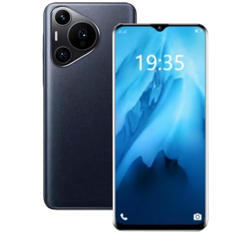 FOXIONO Smartphone mit 6,56 Zoll IPS Display, 2GB RAM, 3G Dual SIM, Ohne Vertrag, Simlockfrei in Blau (Black)