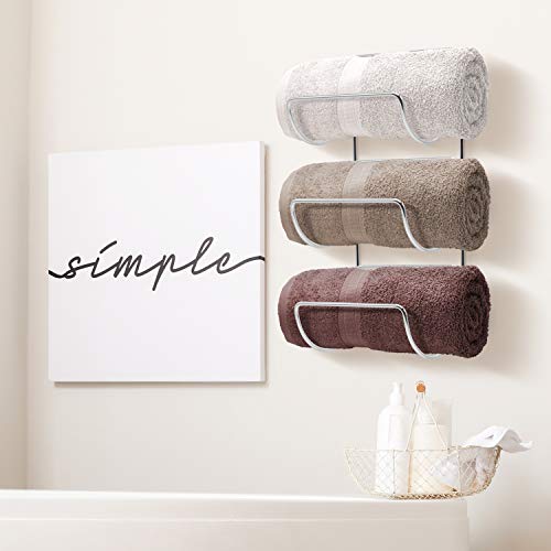 Sorbus-Towel-Rack-Holder-Set-Wall-Mounted-Storage-Organizer-for-Towels-Washcloths-Hand-Towels-Linens-Ideal-for-Bathroom-Spa-Salon-Modern-Design-Silver