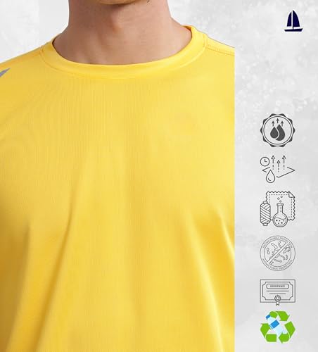 Image of Men's Regular Fit Quick-Dry Active T-Shirt for Gym & Sports - Stylish, Comfortable, and Perfect for Workouts & Everyday Wear