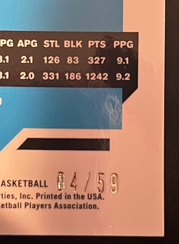 Miniatura 2 de MATISSE THYBULLE Rated Rookie Card - 2019-20 Panini Donruss OPTIC Super Rare Blue Holo Prizm Serial #0459 (Only 59 Exist) - Philadelphia 76ers