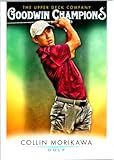 Collin Morikawa Trading Card (Golf Star) 2021 Upper Deck Goodwin Champions #24