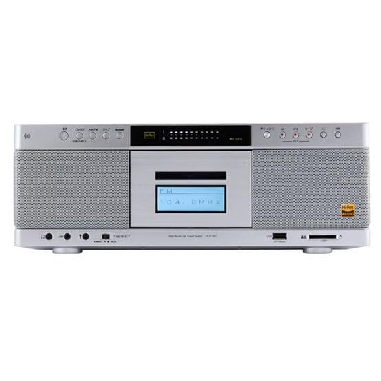 東芝 AX-KCR90(S) CDラジカセ ハイレゾ対応 40Wスピーカーシステム搭載