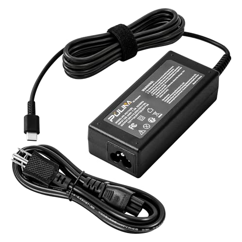 PULINA 65W USB C Laptop Charger for HP EliteBook 840 Pavilion Envy x360