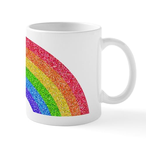 CafePress Sparkle Rainbow Mug 11 oz (325 ml) Ceramic Coffee Mug