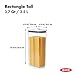 OXO Good Grips POP Container - Rectangle Tall 3.7 Qt, transparent