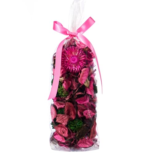 Spring Potpourri Bags, Potpourri Bowl Vase Filler Decorative, Fragrance for Bathroom, Dried Flowers, Home Decor Fragrance Sachet Petal (Pink)