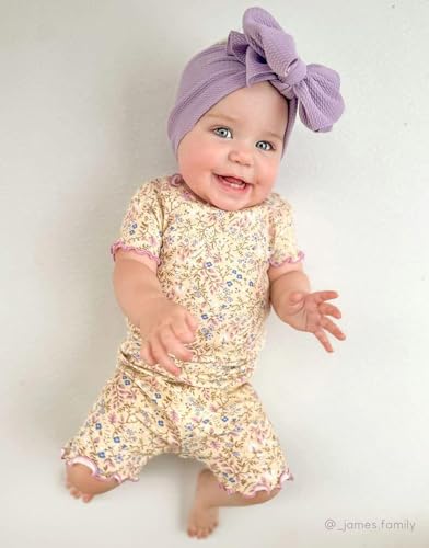 moimoln 6M-8Y Soft Cotton Modal Baby Toddler Pajamas Boys Girls Snug fit Pjs Daily Short Summer Flower Character3