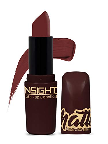 Image of INSIGHT Matte Lipstick | Soft Matte Finish | Highly Pigmented Formula | Ultra Creamy | Intense Color Payoff | Fade-Proof Lipstick | A10 - 4.2g