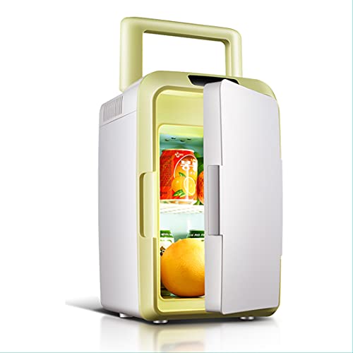 Refrigerador para auto Refrigeradores para auto, Pequeño enfriador calentador | 12 litros | Compacto, portátil y silencioso | Opciones de compatibilidad de energía CA + CC para autos, hogare