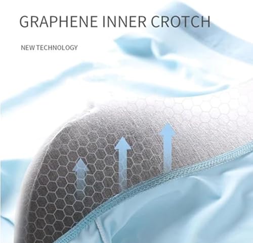 Nowazton Boxer Briefs, Breathable Ice Silk Men's Underwear,Ultra Thin Seamless Mens Butt Lift Boxers (4Pcs E,X-Large) 6