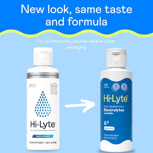 Image of Hi-Lyte Sugar Free Electrolytes for Rapid Hydration, Fasting and Immune Support (3 Bottles, 144 Servings) | NO Calories | 20%+ More Potassium, Magnesium & Zinc