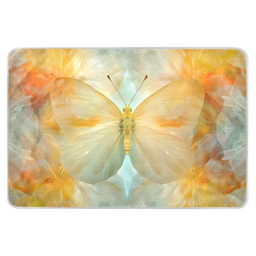 CEBUGI 34” x 52”Washable Underpads Heavy Absorbency Waterproof Incontinence Bed Pads Butterfly Pee Pads for Adults Kids and Baby