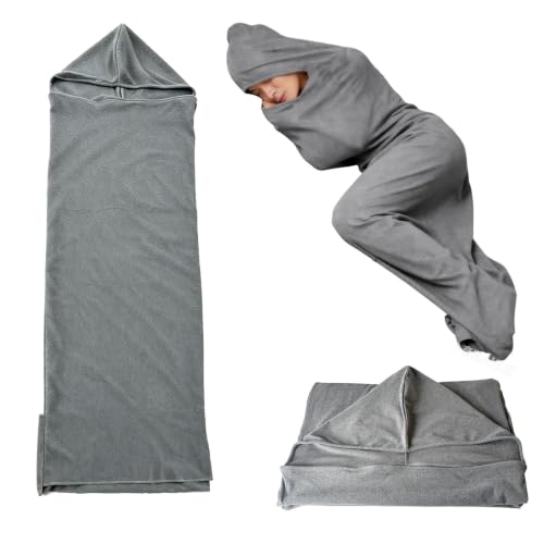 Wearable Hooded Sleeping Bag for Adults (Travel‑Friendly)