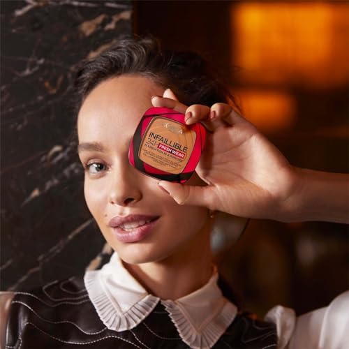Image of L'Oreal Paris Infallible 24H Powder Foundation, 260 Golden Sun (Pack of 2)