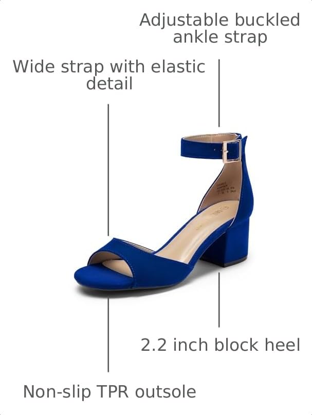 Image of DREAM PAIRS Women's Chunky Heel Sandal