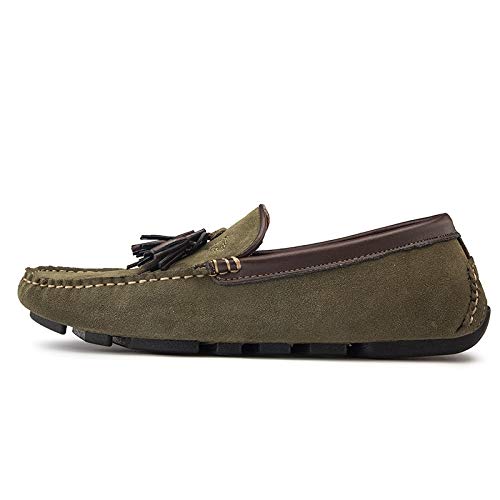 Mens Loafers Solid Color Breathable Moc Toe with Tassel Driving Shoes Flexible Comfortable Anti-Slip Wedding Fashion Slip-on