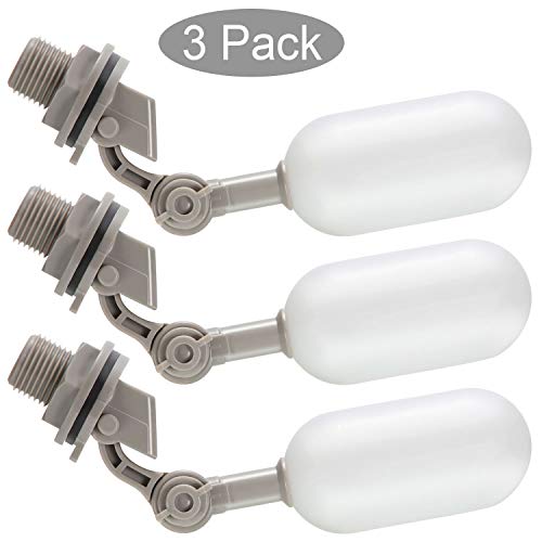 Float Ball Valve Set of 3, Water Filter Float Ball Valve, 1/2 Inch