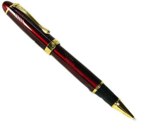 Lanxivi X450 Roller Pen Dark Red Twist Pattern #TOP25