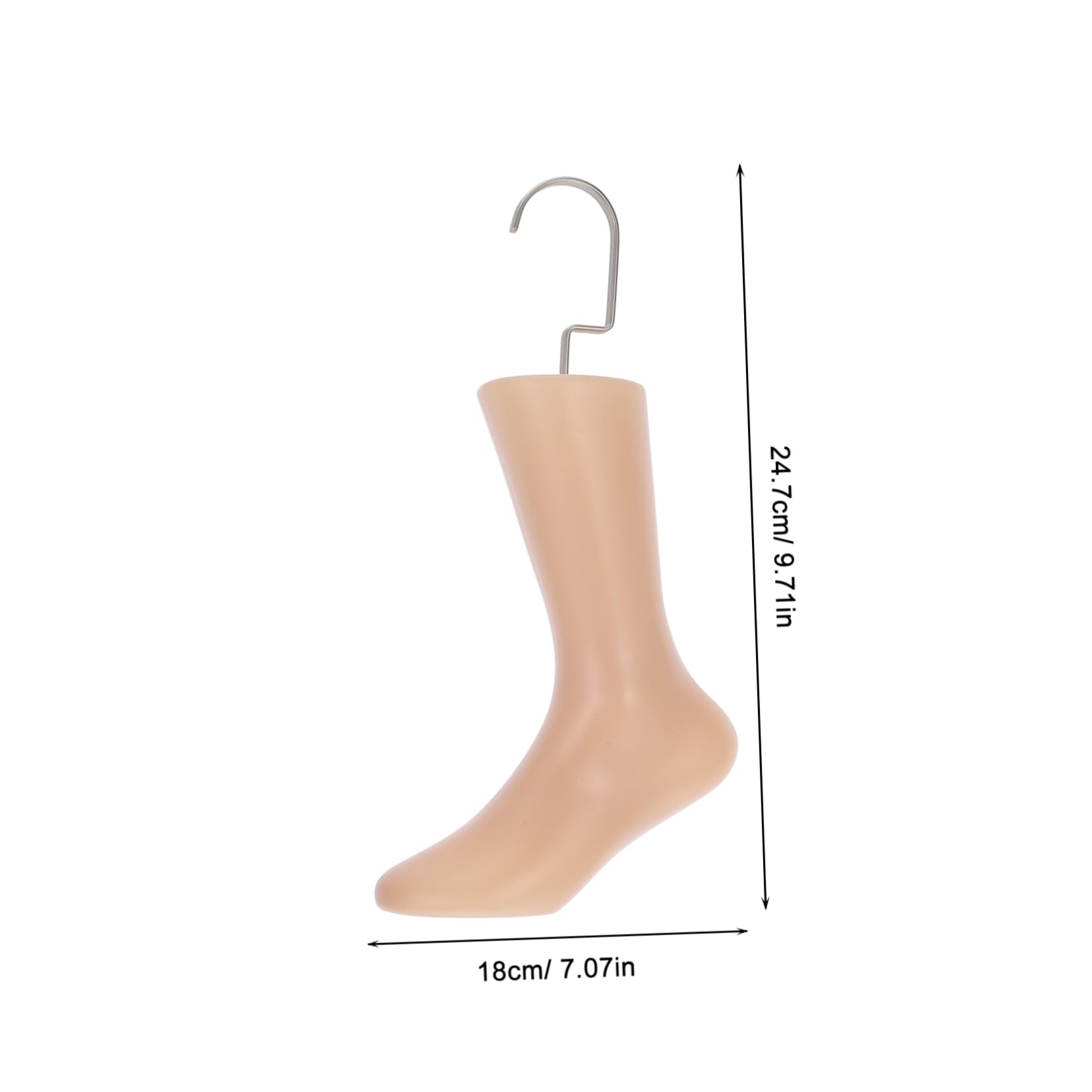 HOMSFOU Abs Plastic Foot Model Hook Sock Display Stand for Women Lightweight and Easy to Use for Exhibitions