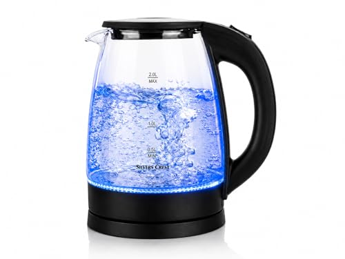2L Glass Electric Kettle | Premium Borosilicate Glass | 1500W | B...