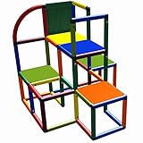 Entrez dans le monde magnifique de la construction créative avec Move and stic. Le système se compose de tuyaux, d'accouplements et de plaques de couleurs adaptées aux enfants qui sont assemblés et vissés.