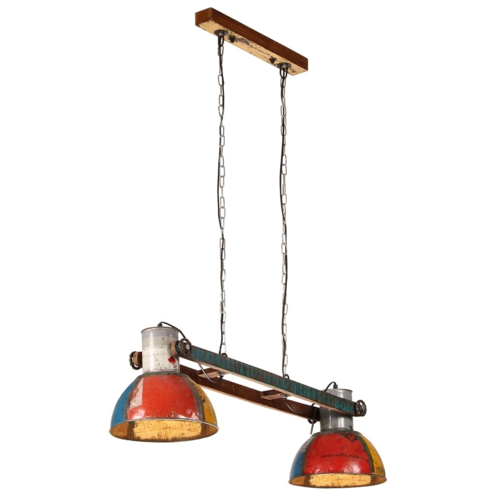 Lampe suspendue industrielle multicolore E27 25W luminaire de maison