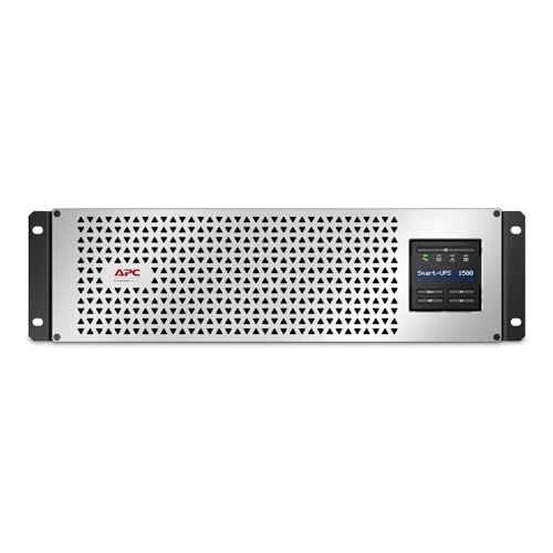 Image of APC Smart-UPS 1500VA Lithium Ion UPS with SmartConnect, SMTL1500RM3UC, Pure Sine Wave, Short-Depth 120V Uninterruptible Power Supply, Black (Renewed)