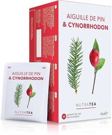 Nutra Tea - Thé aux aiguilles de pin et à l’églantier | Thé aux a...
