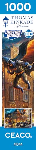 Ceaco 3154-10 Thomas Kinkade - Dc Comics - Justice League - The Dark Knight - 1000 Piece Jigsaw Puzzle thumb #6