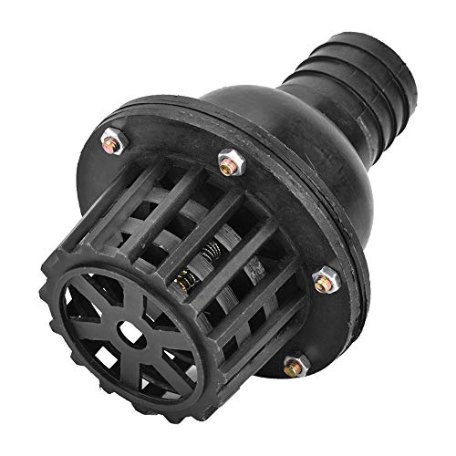 Alvinlite PVC Check Valve|Water Pump Foot Valve Low Pressure Flat Check Valve for Fluid Machine Black Water Pump