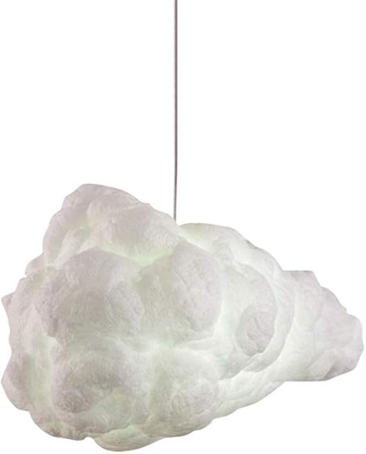 Uonlytech creative cloud shape led pendant lamp fashion cloth decorative ceiling light for home restaurant bar cafe
