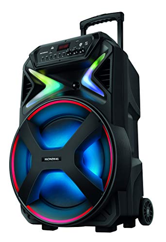 MONDIAL Caixa de Som Amplificada, Connect Lights Plus, Bivolt, 700W RMS - CM-700 glide