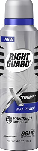 Right Guard Antiperspirant Dry Spray Deodorant, Max Power, 4 Ounce