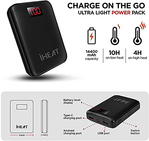 Image of Heated Vest for Men and Women,Lightweight Rechargeable Electric Heating Vest with Battery Pack