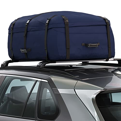 HandiWorld HandiHoldall Groß 330 Liter Weiche Dachbox - Faltbare Wetterfeste Dachtasche mit Festem Boden - Marineblau